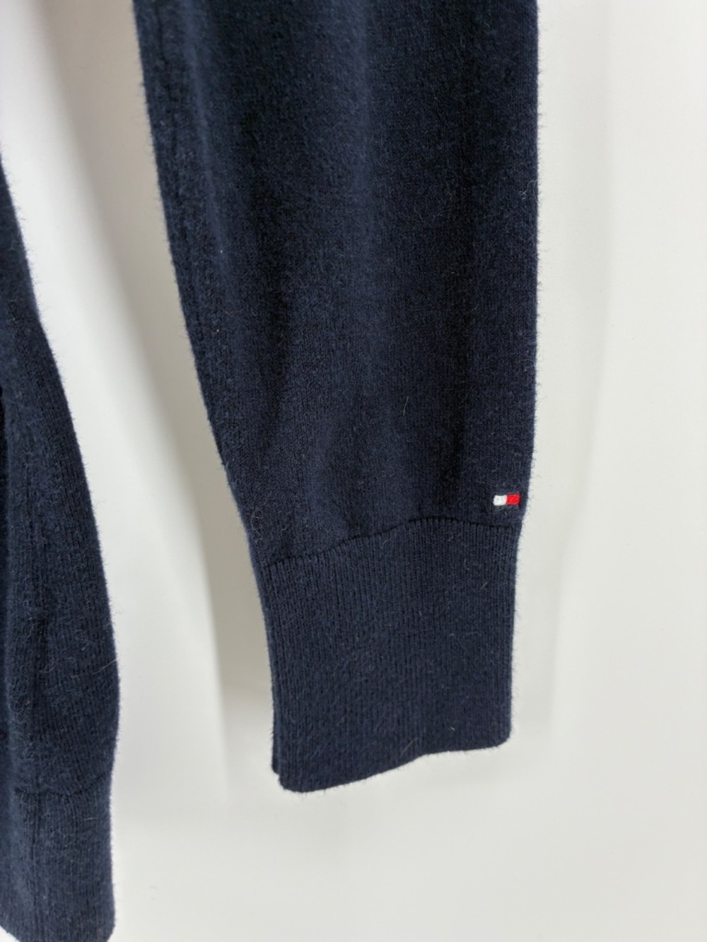 Tommy Hilfiger 4% Cashmere Blend Button Up Cardigan Waist Tie - Picture 5 of 10
